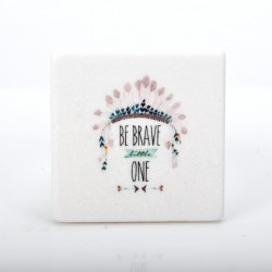 Μάρμαρο Boho ''Be Brave''